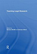 Cover of Teaching Legal Research
