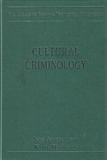 Cover of Cultural Criminology: Theories of Crime