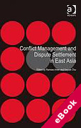 Cover of Conflict Management and Dispute Settlement in East Asia (eBook)