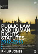 Cover of Routledge Student Statutes: Public Law and Human Rights 2011 - 2012