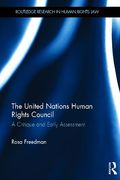Cover of The United Nations Human Rights Council: A Critique and Early Assessment
