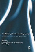 Cover of Confronting the Human Rights Act 1998: Contemporary Themes and Perspectives