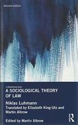 Cover of A Sociological Theory of Law