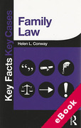 Cover of Key Facts Key Cases: Family Law (eBook)