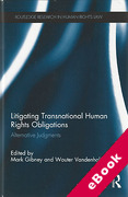 Cover of Litigating Transnational Human Rights Obligations (eBook)