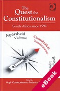 Cover of The Quest for Constitutionalism: South Africa Since 1994 (eBook)