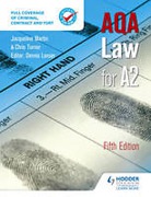 Cover of AQA Law for A2