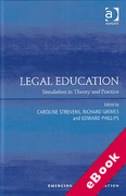 Cover of Legal Education: Simulation in Theory and Practice (eBook)