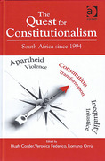 Cover of The Quest for Constitutionalism: South Africa Since 1994