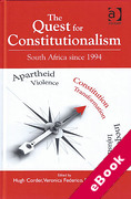 Cover of The Quest for Constitutionalism: South Africa Since 1994 (eBook)