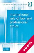 Cover of International Rule of Law and Professional Ethics (eBook)