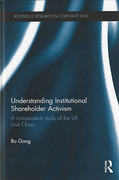 Cover of Understanding Institutional Shareholder Activism: A Comparative Study of the UK and China