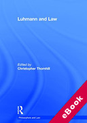 Cover of Luhmann and Law (eBook)