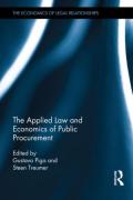 Cover of The Applied Law and Economics of Public Procurement