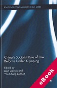 Cover of China's Socialist Rule of Law Reforms Under Xi Jinping (eBook)