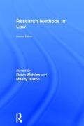 Cover of Research Methods in Law