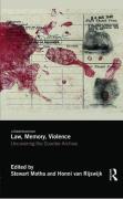 Cover of Law, Memory, Violence: Uncovering the Counter-Archive