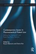 Cover of Contemporary Issues in Pharmaceutical Patent Law