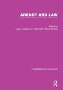 Cover of Arendt and Law