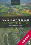 Cover of Compulsory Purchase and Compensation (eBook)