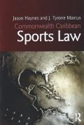 Cover of Commonwealth Caribbean Sports Law