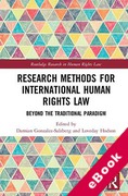 Cover of Research Methods for International Human Rights Law: Beyond the Traditional Paradigm (eBook)