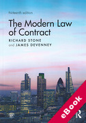 Cover of The Modern Law of Contract (eBook)