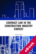 Cover of Contract Law in the Construction Industry Context (eBook)
