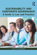 Cover of Sustainability and Corporate Governance: A Guide to Law and Practice
