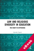 Cover of Law and Religious Diversity in Education: The Right to Difference (eBook)