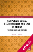 Cover of Corporate Social Responsibility and Law in Africa: Theories, Issues and Practices (eBook)