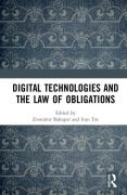 Cover of Digital Technologies and the Law of Obligations