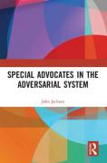 Cover of Special Advocates in the Adversarial System