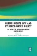 Cover of Human Rights Law and Evidence-Based Policy: The Role of the EU Fundamental Rights Agency