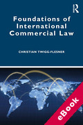 Cover of Foundations of International Commercial Law (eBook)