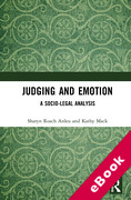 Cover of Judging and Emotion: A Socio-Legal Analysis (eBook)