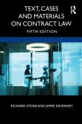 Cover of Text, Cases & Materials on Contract Law