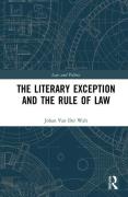Cover of The Literary Exception and the Rule of Law