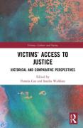 Cover of Victims&#8217; Access to Justice: Historical and Comparative Perspectives