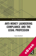Cover of Anti-Money Laundering Compliance and the Legal Profession (eBook)