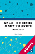 Cover of Law and the Regulation of Scientific Research: Trusting Experts (eBook)