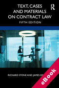 Cover of Text, Cases &#38; Materials on Contract Law (eBook)