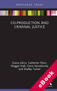 Cover of Co-production and Criminal Justice (eBook)