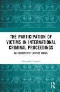 Cover of The Participation of Victims in International Criminal Proceedings: An Expressivist Justice Model
