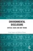 Cover of Environmental Disclosure: Critical Issues and New Trends