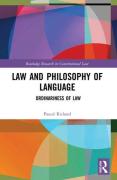 Cover of Law and Philosophy of Language: Ordinariness of Law