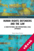 Cover of Human Rights Defenders and the Law: A Constitutional and International Legal Approach (eBook)