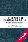 Cover of FinTech, Artificial Intelligence and the Law: Regulation and Crime Prevention (eBook)