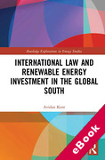 Cover of International Law and Renewable Energy Investment in the Global South (eBook)