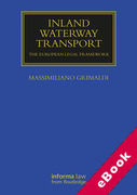 Cover of Inland Waterway Transport: The European Legal Framework (eBook)